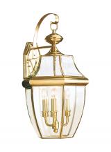 Generation Lighting 8040-02 - Lancaster Three Light Outdoor Wall Lantern