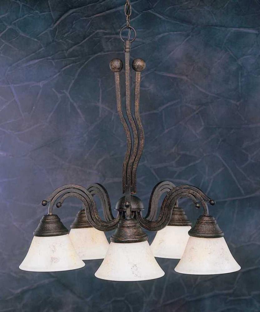 Nickel Down Chandelier