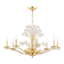 Hudson Valley 4438-AGB - Beaumont Chandelier