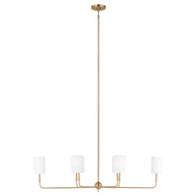 Visual Comfort & Co. Studio Collection 3609306EN-848 - Foxdale Six Light Linear Chandelier