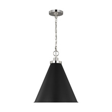 Visual Comfort & Co. Studio Collection CP1271MBKPN - Medium Cone Pendant