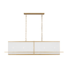 Visual Comfort & Co. Studio Collection TFC1025CGD - Dresden Large Linear Chandelier
