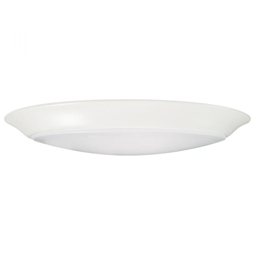 10 inch; LED Disk Light; 5-CCT Selectable 27K/3K/35K/4K/5K; White Finish